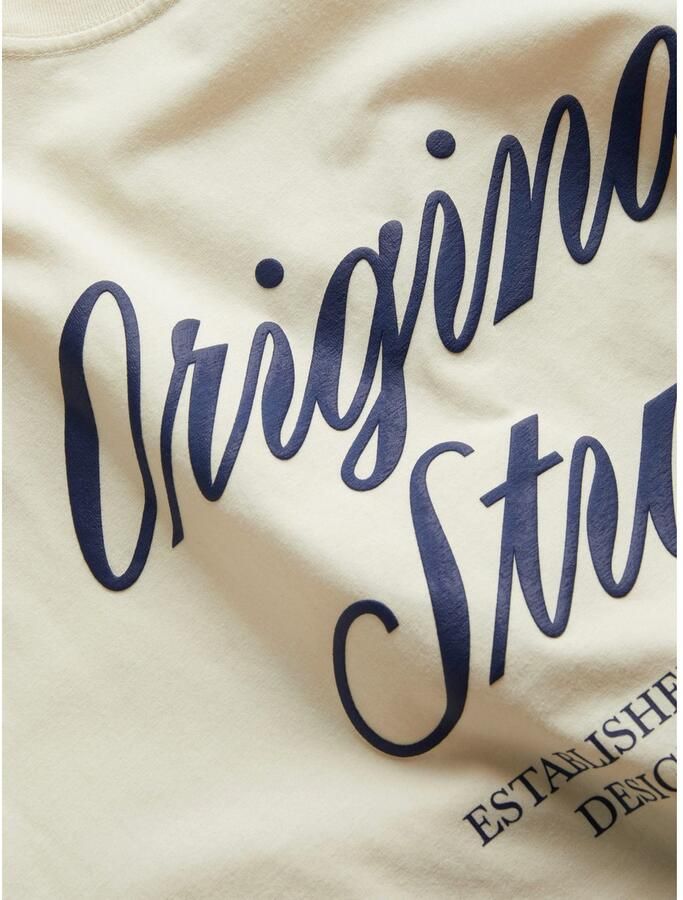 Jack & Jones Shirt met korte mouwen JORNORREBRO TYPO TEE SS CREW NECK NOOS - Foto 4