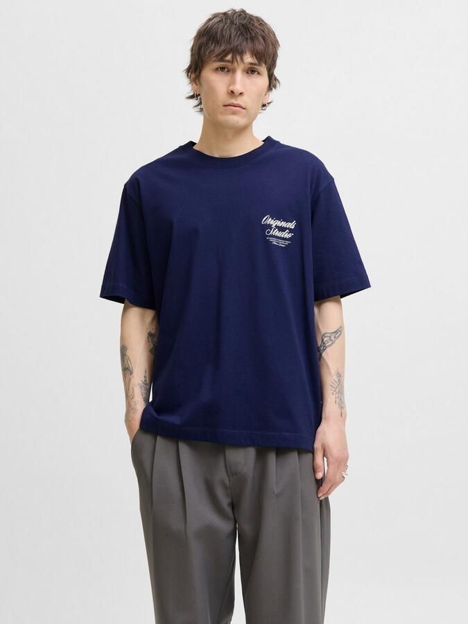 Jack & Jones Shirt met korte mouwen JORNORREBRO TYPO TEE SS CREW NECK NOOS - Foto 8