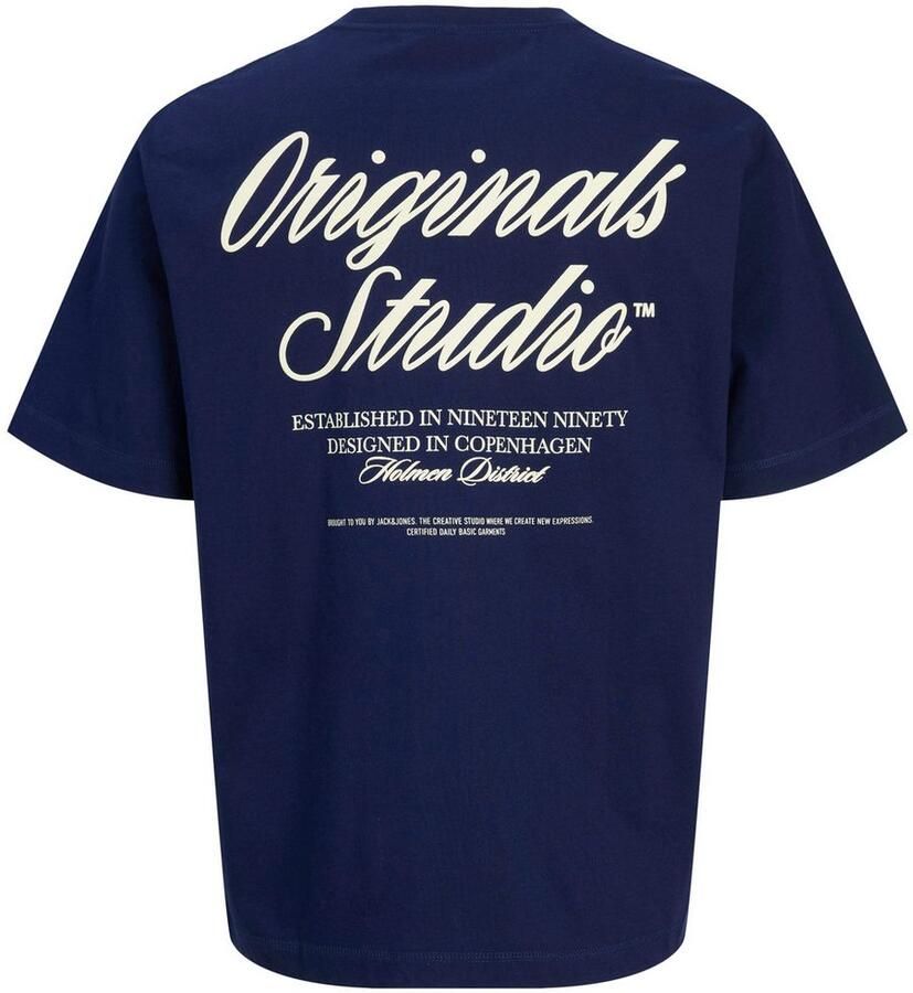 Jack & Jones Shirt met korte mouwen JORNORREBRO TYPO TEE SS CREW NECK NOOS