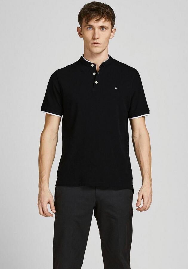 Jack & Jones Shirt met korte mouwen PAULOS MAO POLO met contrasterende rand aan de smalle opstaande kraag en aan de mouwzoom - Foto 5