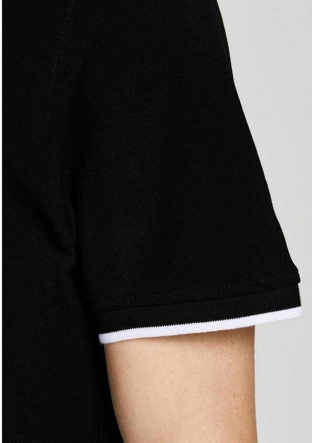 Jack & Jones Shirt met korte mouwen PAULOS MAO POLO met contrasterende rand aan de smalle opstaande kraag en aan de mouwzoom - Foto 3