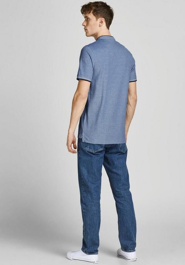 Jack & Jones Shirt met korte mouwen PAULOS MAO POLO met contrasterende rand aan de smalle opstaande kraag en aan de mouwzoom - Foto 5