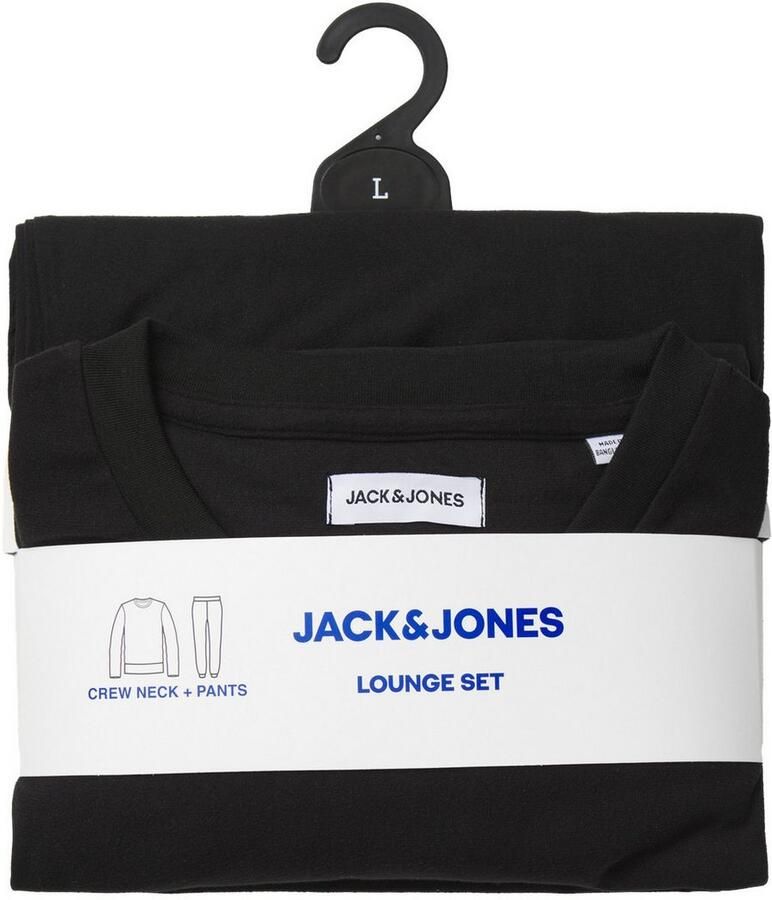 Jack & Jones Shirt met lange mouwen JACSOLID LOUNGE SET W NOOS (set 2-delig)