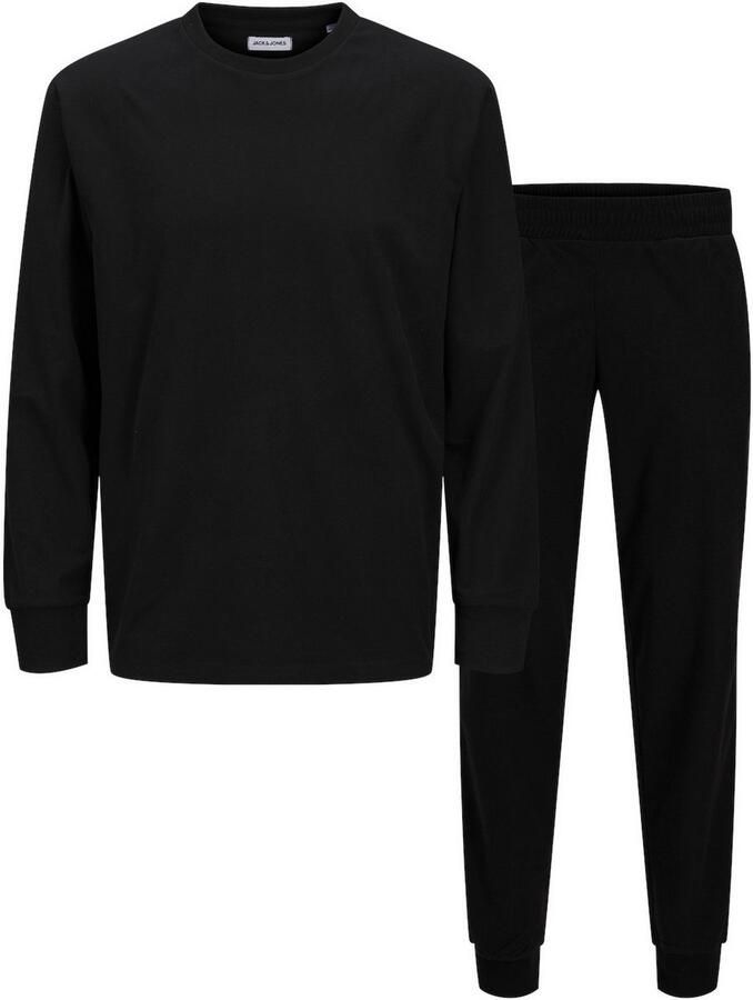 Jack & Jones Shirt met lange mouwen JACSOLID LOUNGE SET W NOOS (set 2-delig) - Foto 7