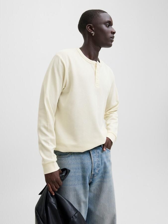 Jack & Jones Shirt met lange mouwen JJEDOVER HENLEY LS TEE NOOS - Foto 6