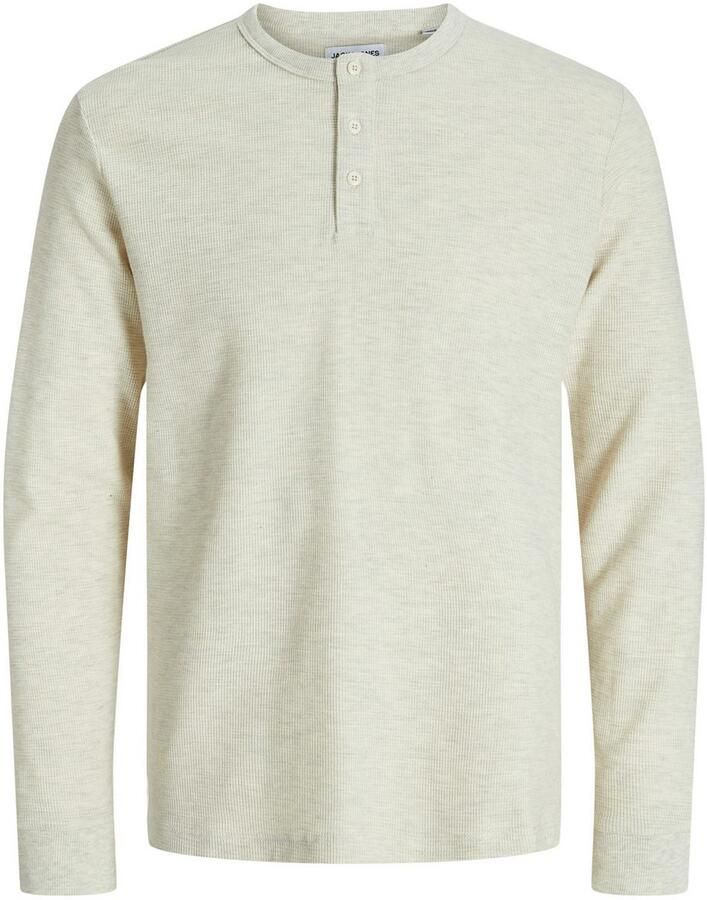 Jack & Jones Shirt met lange mouwen JJEDOVER HENLEY LS TEE NOOS
