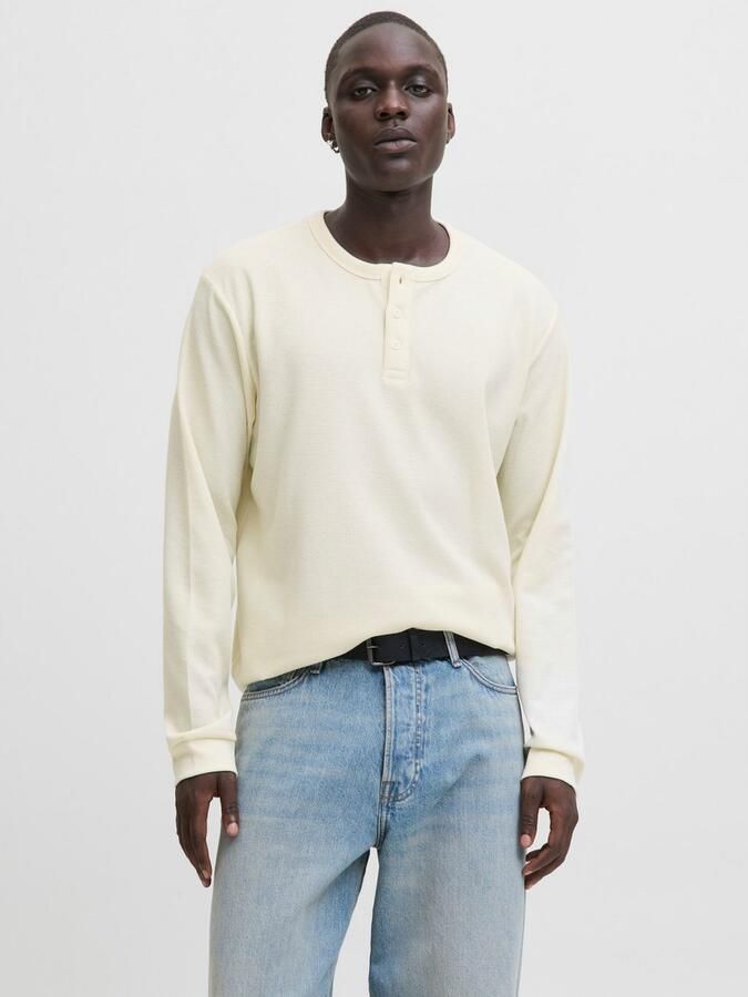 Jack & Jones Shirt met lange mouwen JJEDOVER HENLEY LS TEE NOOS - Foto 9