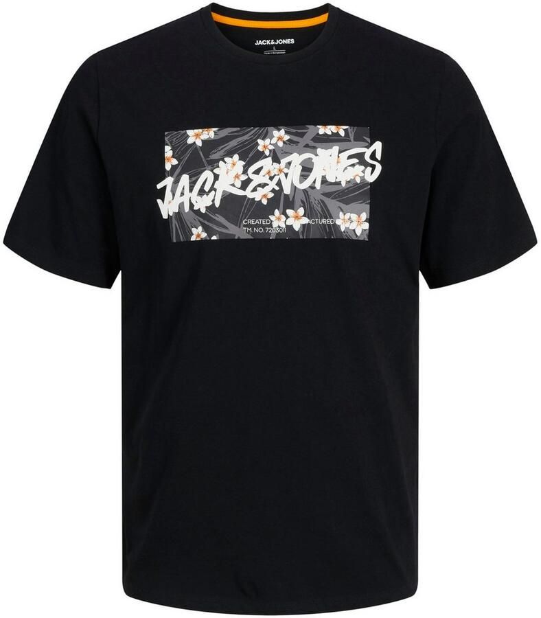 Jack & Jones Shirt met print JJHAWAII SHAPE TEE SS CREW NECK