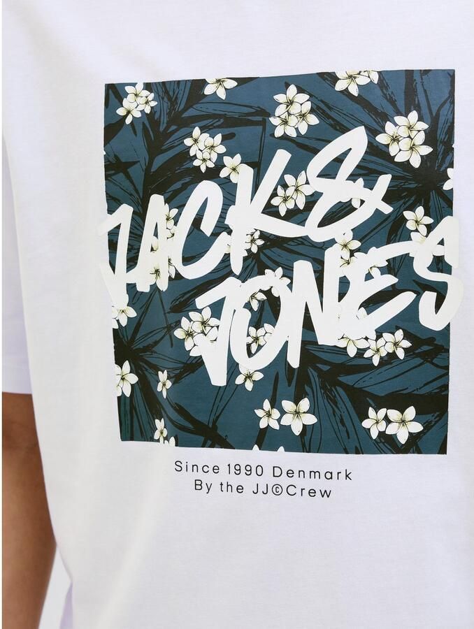 Jack & Jones Shirt met print JJHAWAII SHAPE TEE SS CREW NECK - Foto 2