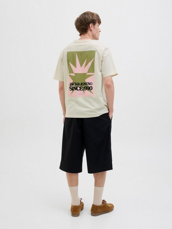 Jack & Jones Shirt met print JORTAVIRA POSTER TEE SS CREW NECK - Foto 7