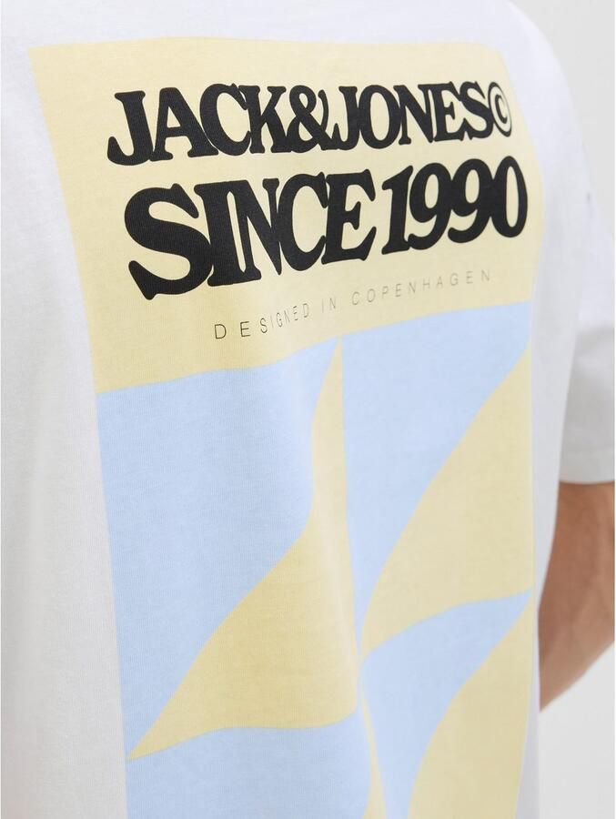 Jack & Jones Shirt met print JORTAVIRA POSTER TEE SS CREW NECK - Foto 4