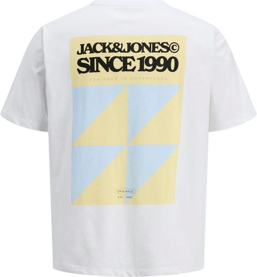 Jack & Jones Shirt met print JORTAVIRA POSTER TEE SS CREW NECK