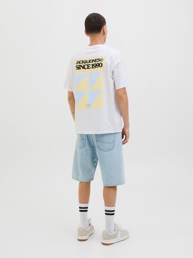 Jack & Jones Shirt met print JORTAVIRA POSTER TEE SS CREW NECK - Foto 5