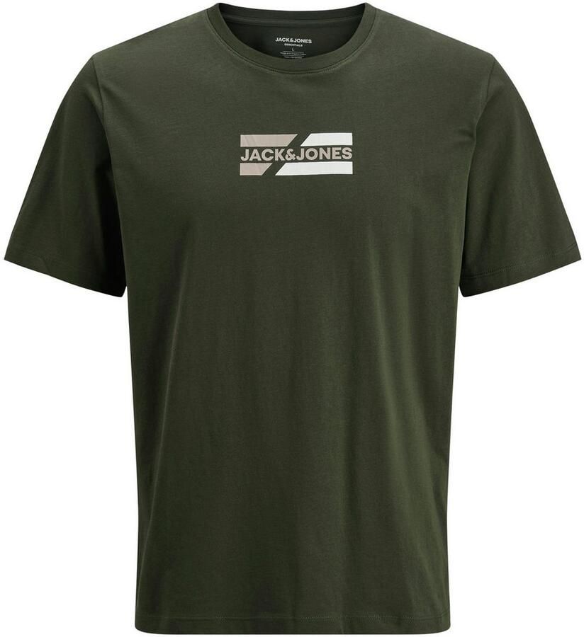 Jack & Jones Shirt met ronde hals JJECORP GRAPHIC TEE SS O-NECK NOOS