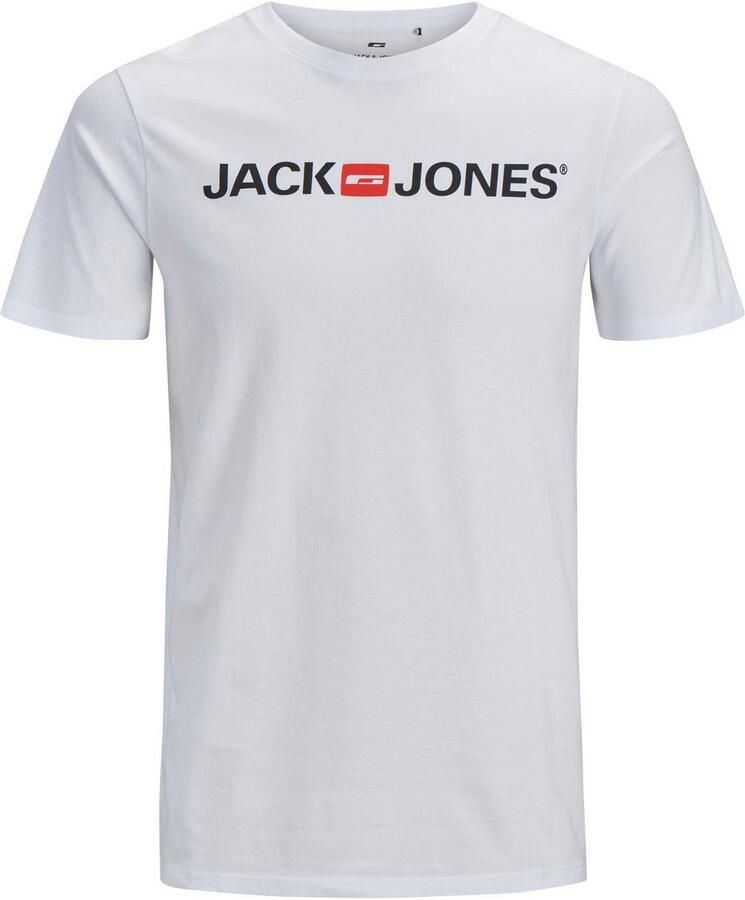Jack & Jones Shirt met ronde hals JJECORP in 3-pack met print en ronde hals effen modieus regular fit katoen ronde hals (3-delig Set van 3) - Foto 4
