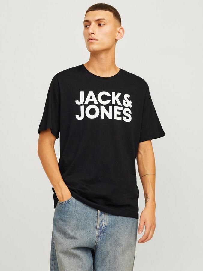 Jack & Jones Shirt met ronde hals JJECORP LOGO TEE SS O-NECK 3PK MP NOOS (set 3-delig) - Foto 4