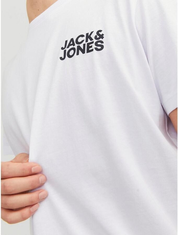 Jack & Jones Shirt met ronde hals JJECORP met logo-print en klassieke ronde hals - Foto 3