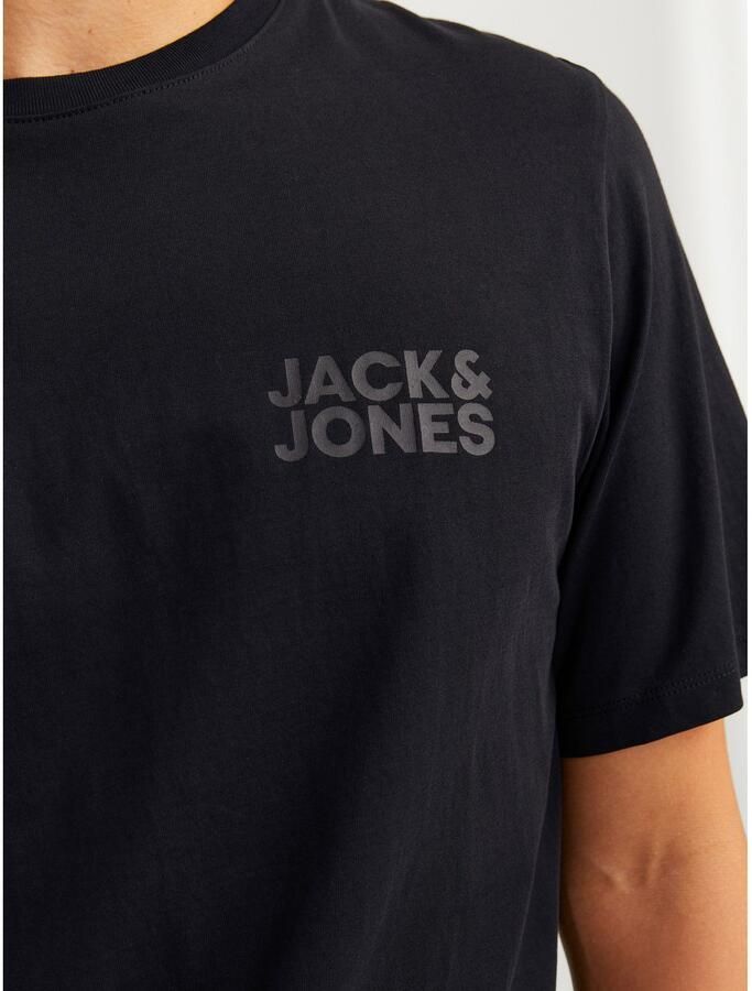 Jack & Jones Shirt met ronde hals JJECORP met logo-print en klassieke ronde hals - Foto 3