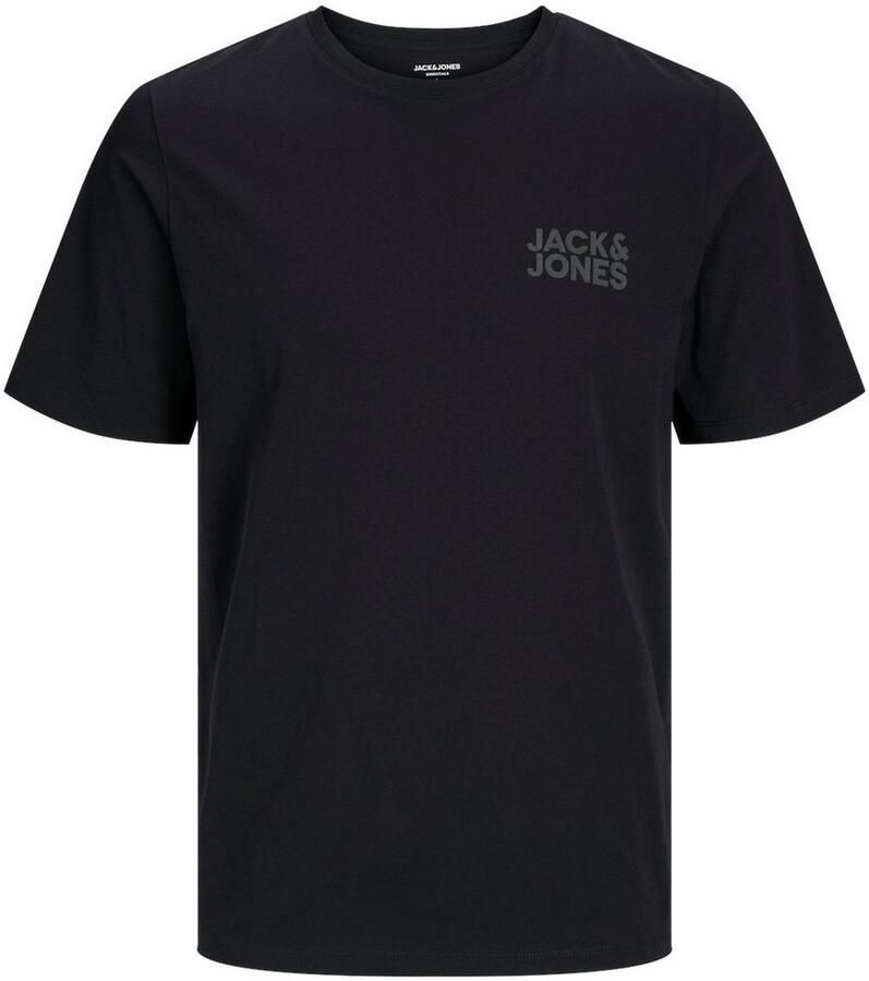 Jack & Jones Shirt met ronde hals JJECORP met logo-print en klassieke ronde hals
