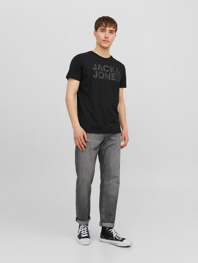 Jack & Jones Shirt met ronde hals JJECORP met logo-print en klassieke ronde hals - Foto 5