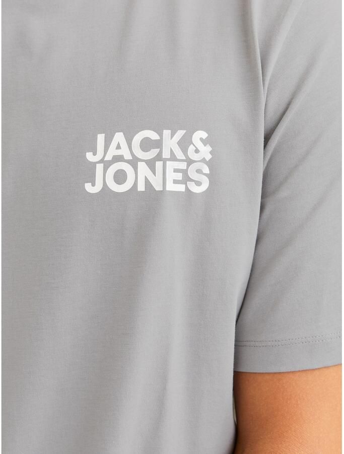 Jack & Jones Shirt met ronde hals JJECORP met logo-print en klassieke ronde hals