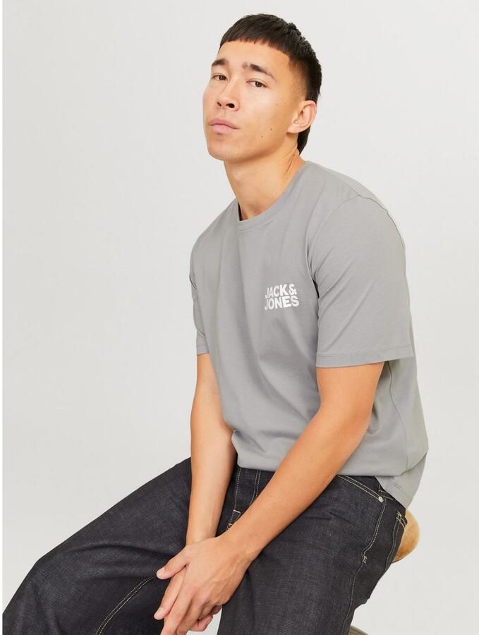 Jack & Jones Shirt met ronde hals JJECORP met logo-print en klassieke ronde hals - Foto 2