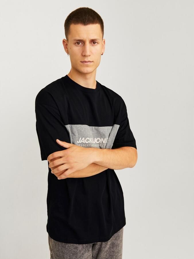 Jack & Jones Shirt met ronde hals JJELEGACY BLOCKING TEE SS O-NECK NOOS - Foto 5