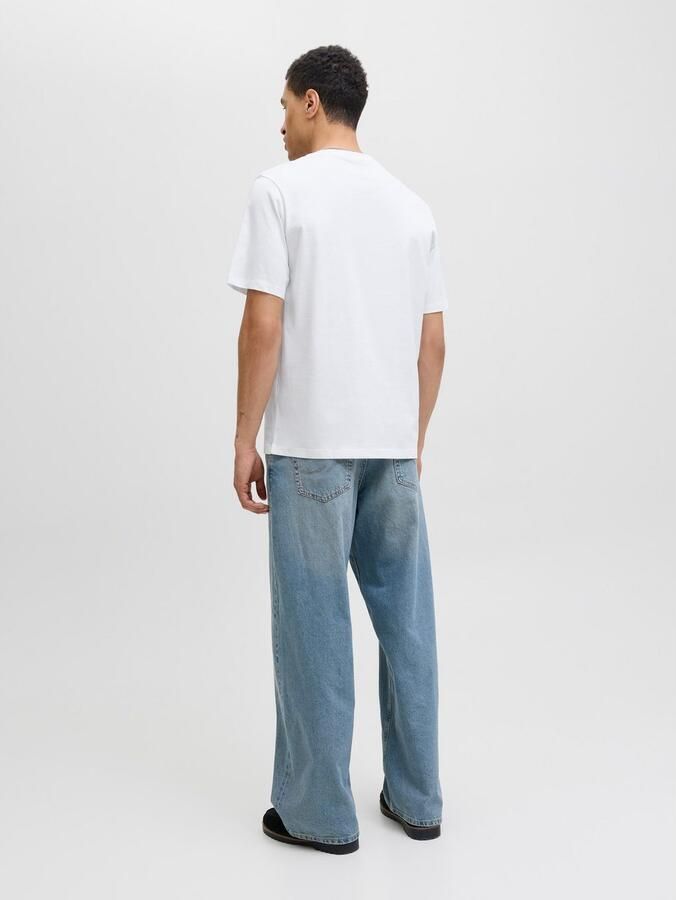 Jack & Jones Shirt met ronde hals JJELOGO TEE SS O-NECK 2 COL AW25 5PK MP (set 5-delig) - Foto 5