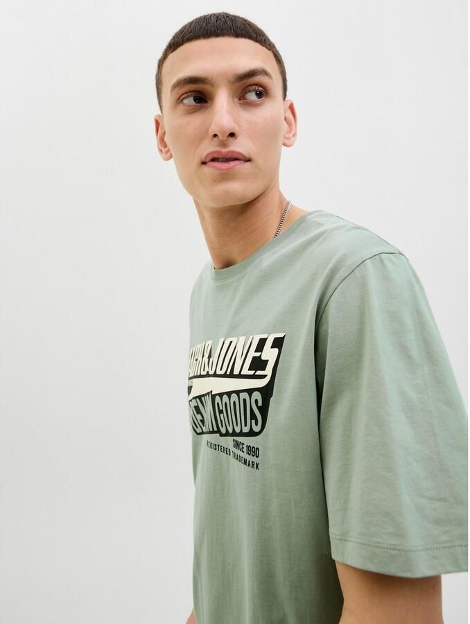 Jack & Jones Shirt met ronde hals JJELOGO TEE SS O-NECK 2 COL AW25 SN - Foto 3