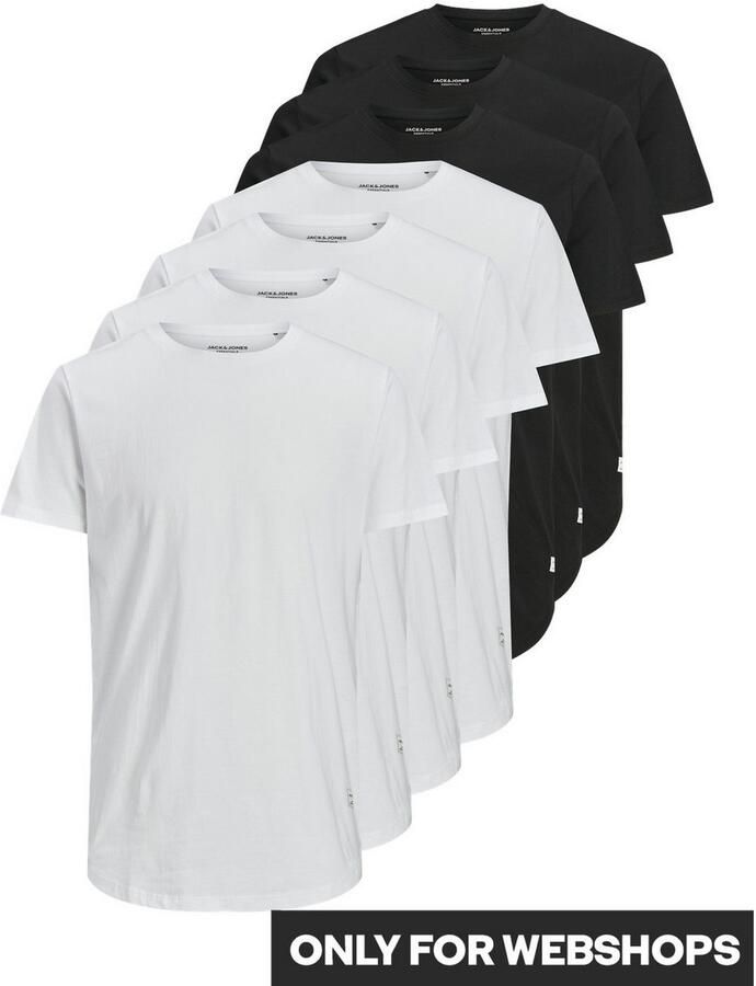 Jack & Jones Shirt met ronde hals JJENOA TEE SS CREW NECK 7PK MP NOOS (set 7-delig) - Foto 5
