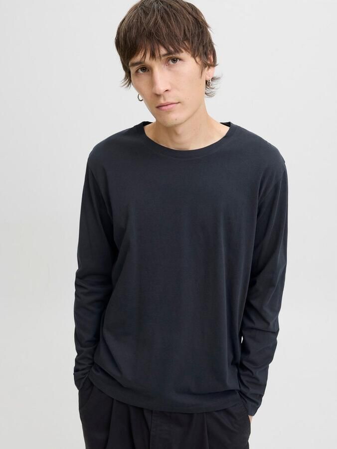 Jack & Jones Shirt met ronde hals JJEORGANIC BASIC TEE LS O-NECK NOOS - Foto 4
