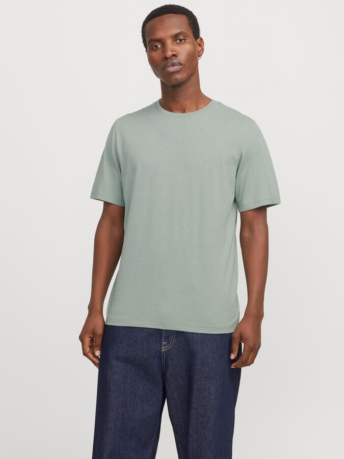 Jack & Jones Shirt met ronde hals JJEORGANIC MELANGE TEE SS O-NECK NOOS - Foto 8