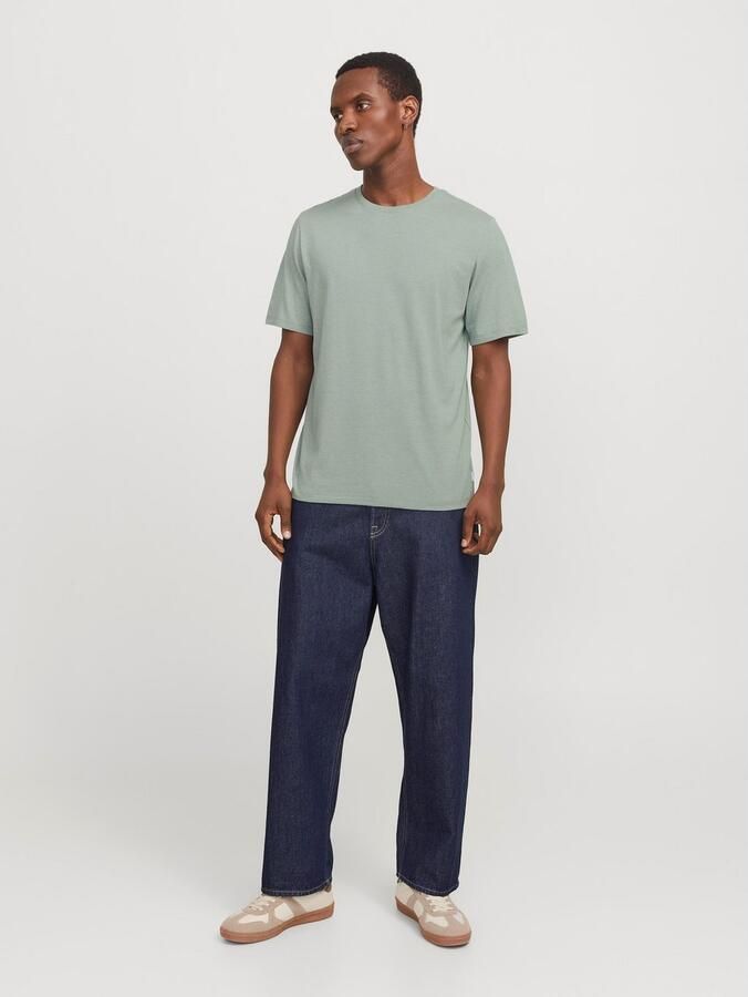 Jack & Jones Shirt met ronde hals JJEORGANIC MELANGE TEE SS O-NECK NOOS - Foto 6