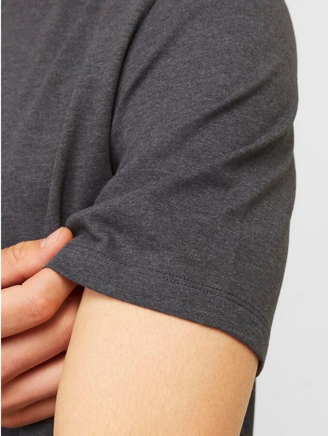 Jack & Jones Shirt met ronde hals JJEORGANIC MELANGE TEE SS O-NECK NOOS - Foto 4