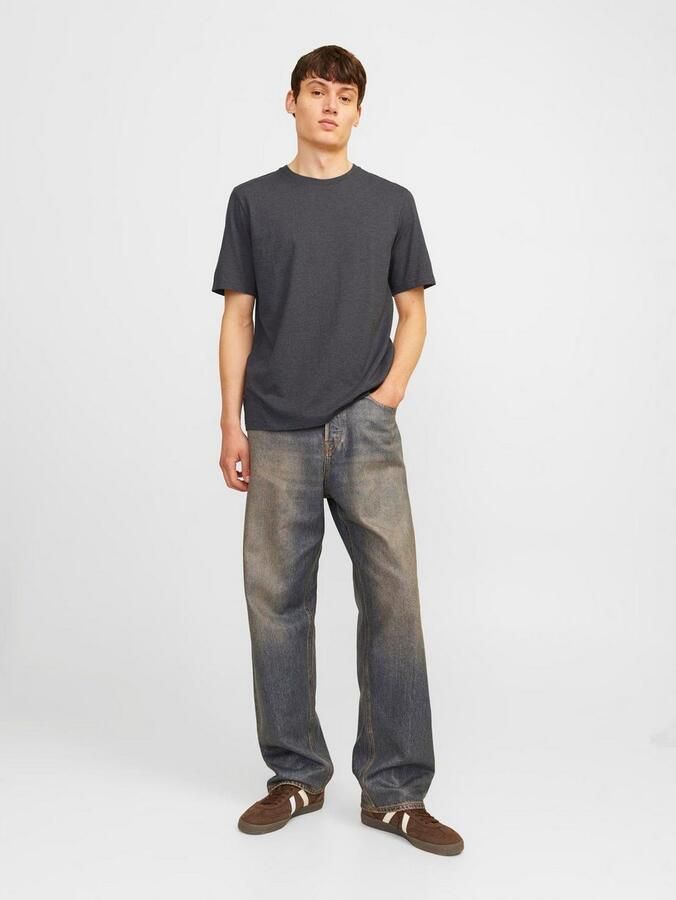 Jack & Jones Shirt met ronde hals JJEORGANIC MELANGE TEE SS O-NECK NOOS - Foto 5