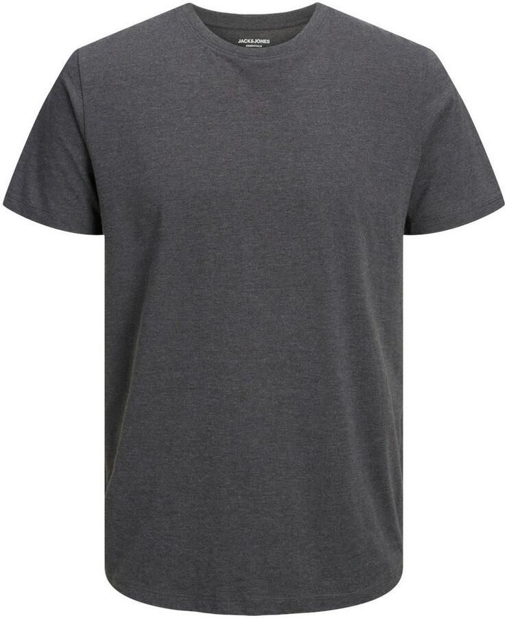 Jack & Jones Shirt met ronde hals JJEORGANIC MELANGE TEE SS O-NECK NOOS
