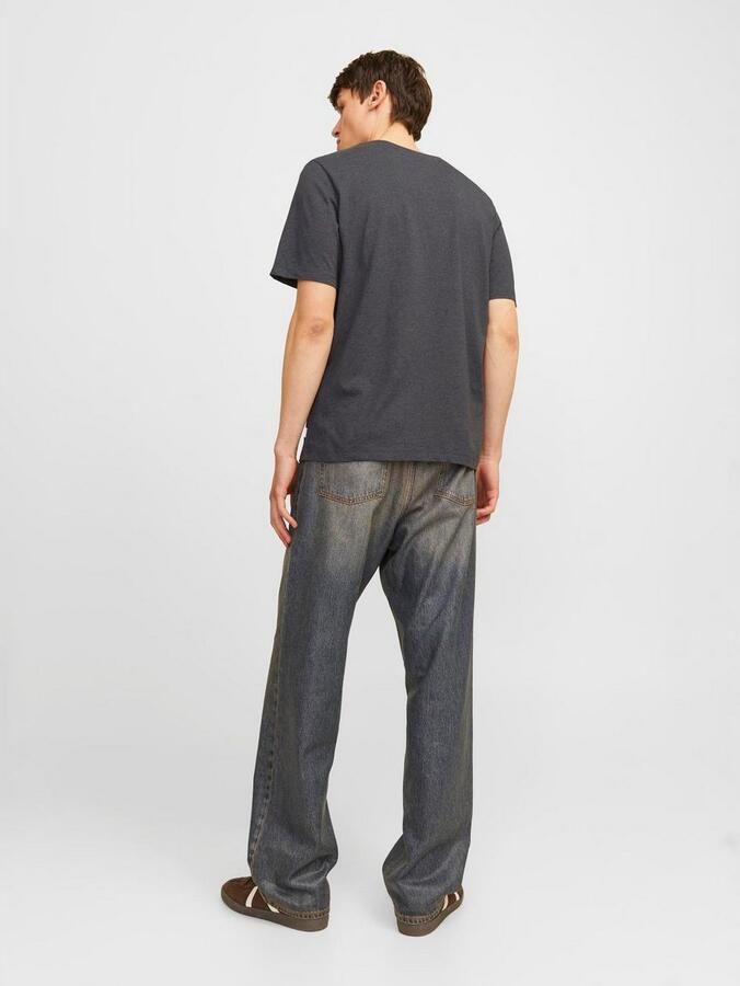 Jack & Jones Shirt met ronde hals JJEORGANIC MELANGE TEE SS O-NECK NOOS - Foto 6