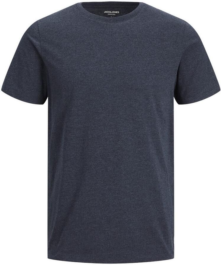 Jack & Jones Shirt met ronde hals JJEORGANIC MELANGE TEE SS O-NECK NOOS