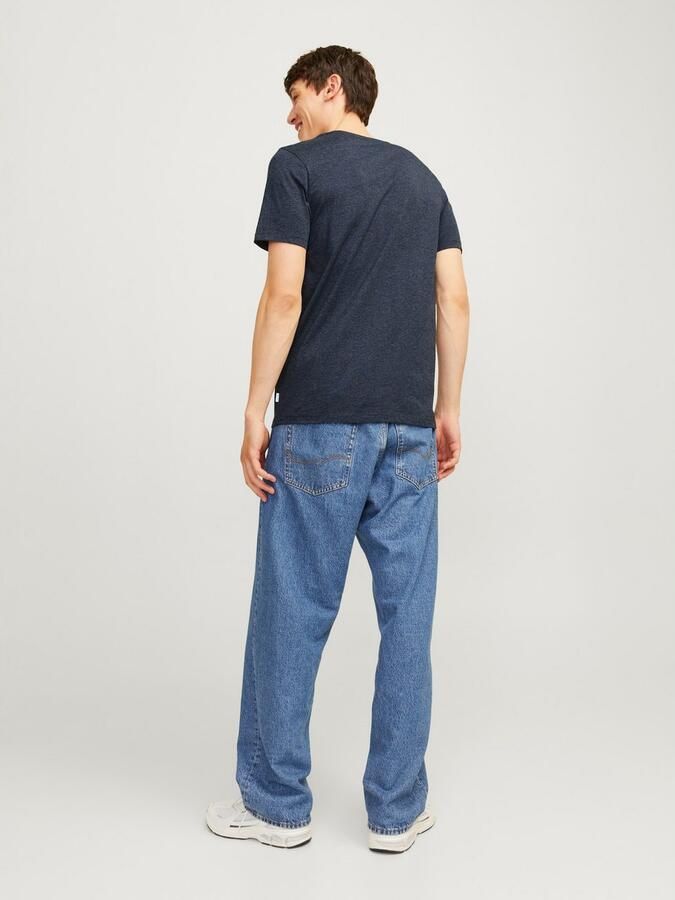 Jack & Jones Shirt met ronde hals JJEORGANIC MELANGE TEE SS O-NECK NOOS - Foto 6
