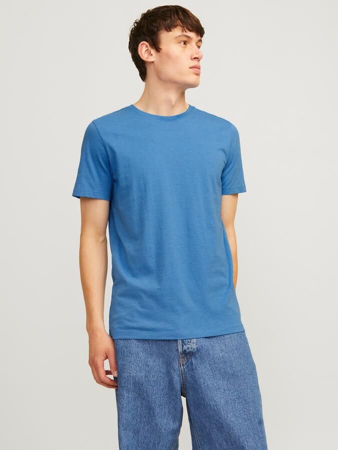 Jack & Jones Shirt met ronde hals JJEORGANIC MELANGE TEE SS O-NECK NOOS - Foto 7