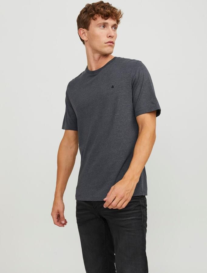 JACK & JONES ESSENTIALS regular fit T-shirt JJEPAULOS met logo grijs - Foto 7