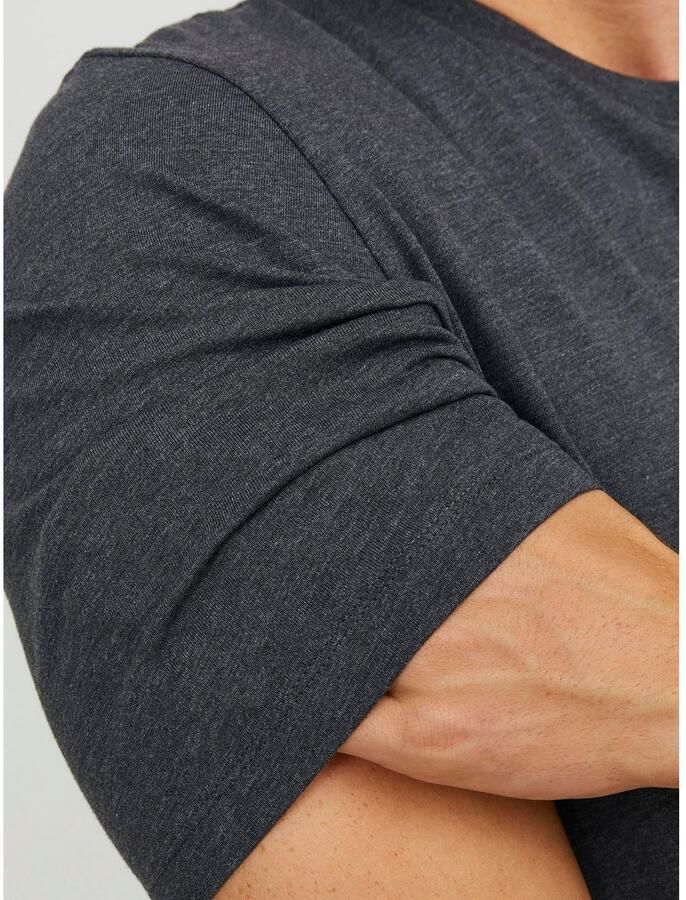 JACK & JONES ESSENTIALS regular fit T-shirt JJEPAULOS met logo grijs - Foto 2