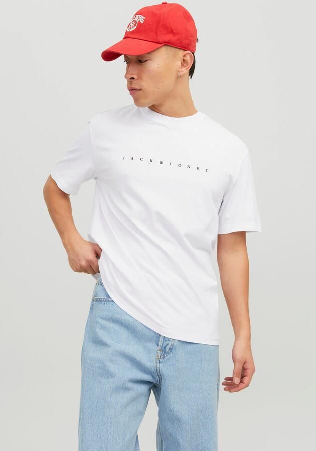 Jack & Jones Shirt met ronde hals JJESTAR met pigmentprint en katoengevoel - Foto 2
