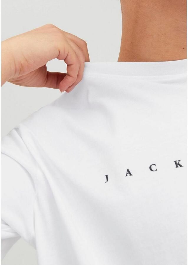 Jack & Jones Shirt met ronde hals JJESTAR met pigmentprint en katoengevoel - Foto 7