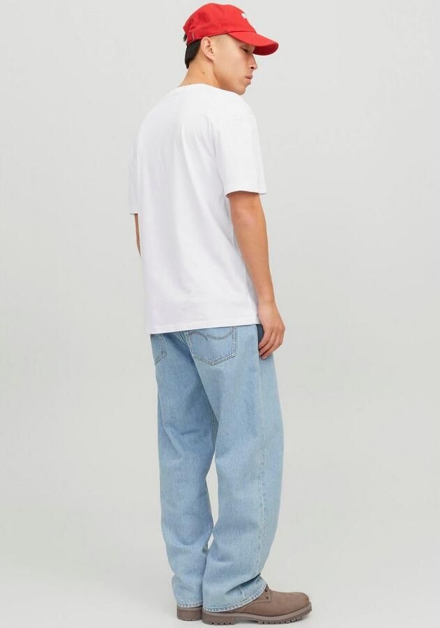 Jack & Jones Shirt met ronde hals JJESTAR met pigmentprint en katoengevoel - Foto 5