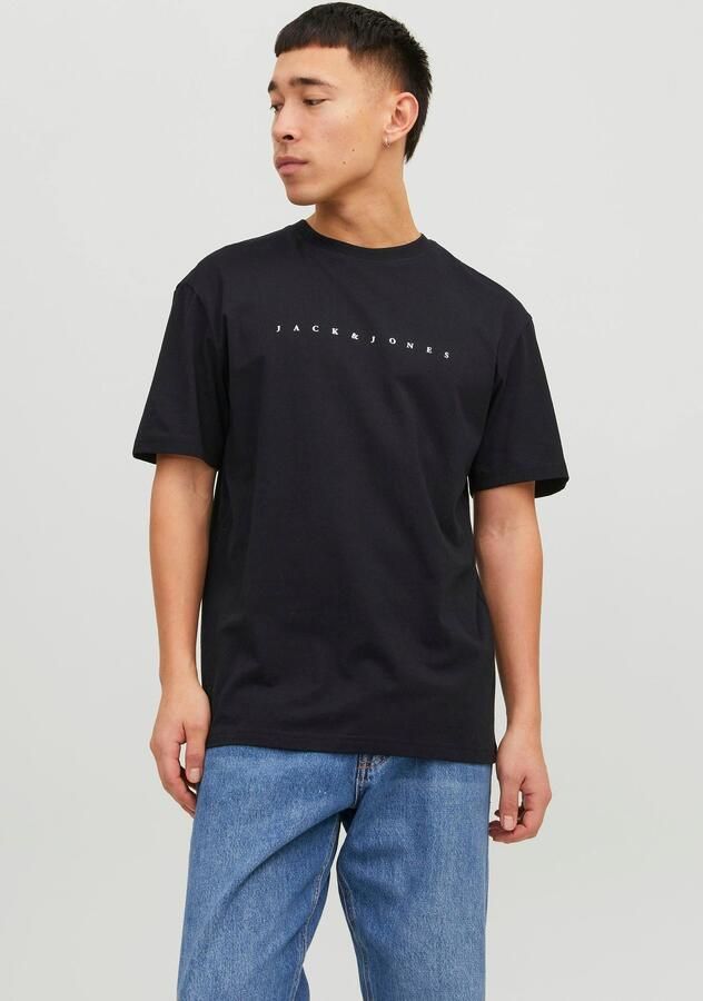 Jack & Jones Shirt met ronde hals JJESTAR met pigmentprint en katoengevoel - Foto 3
