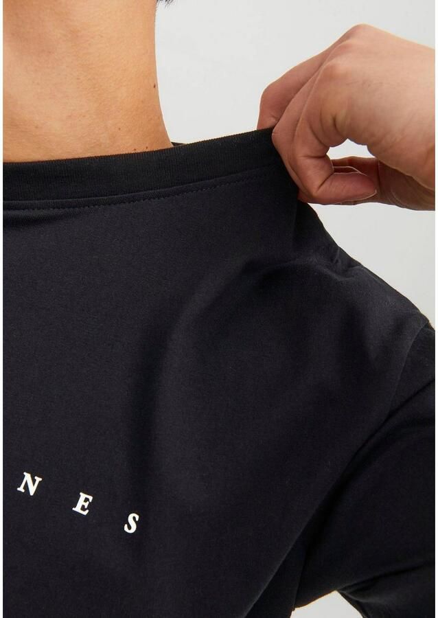 Jack & Jones Shirt met ronde hals JJESTAR met pigmentprint en katoengevoel - Foto 3