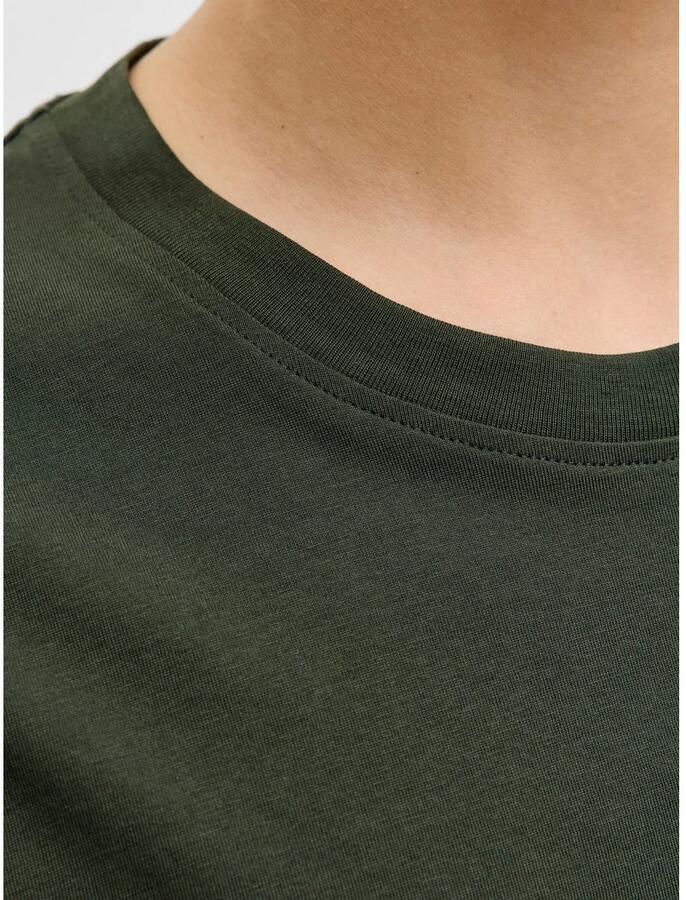 Jack & Jones Shirt met ronde hals JJESTAR met pigmentprint en katoengevoel