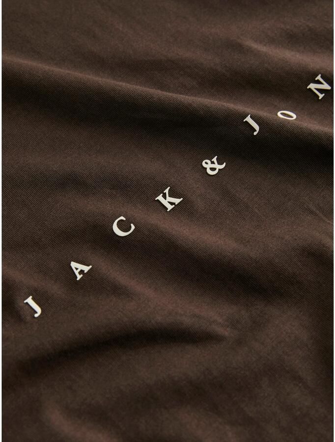 Jack & Jones Shirt met ronde hals JJESTAR met pig tprint en katoengevoel - Foto 3