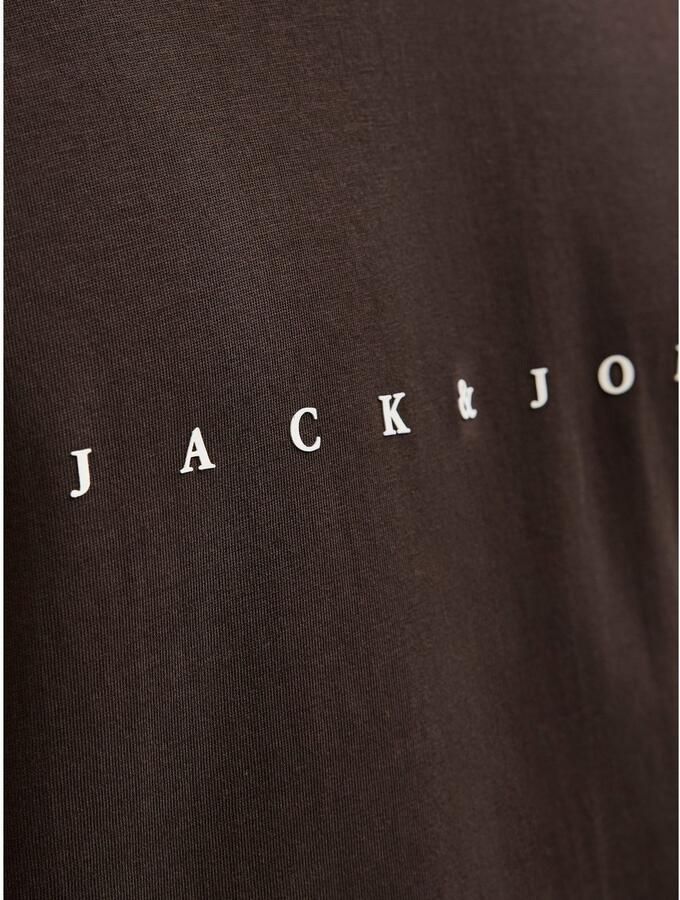 Jack & Jones Shirt met ronde hals JJESTAR met pig tprint en katoengevoel - Foto 4